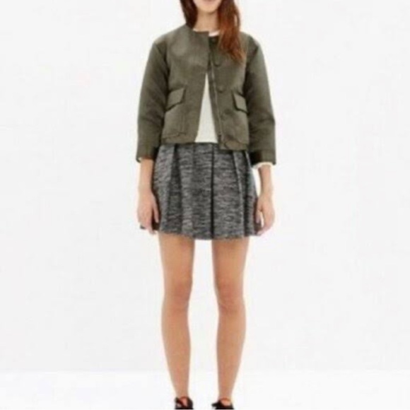 Madewell Dresses & Skirts - Madewell Academia Pleated Skirt With Packets Sz 0